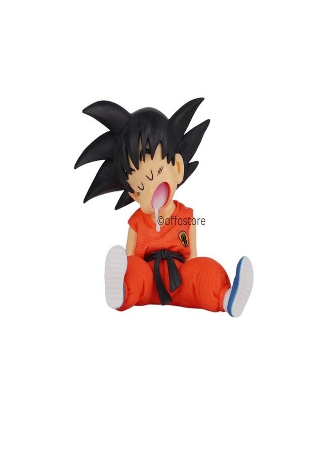 Offo Son Goku Sleeping Mini Figure (10cm) - Adorable Dragon Ball Z Collectible for Car Dashboard, Office Desk & Home Décor for Kids, Teens & Collectors - Image 5